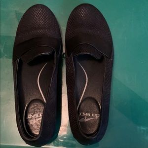 Dansko oksana black loafers